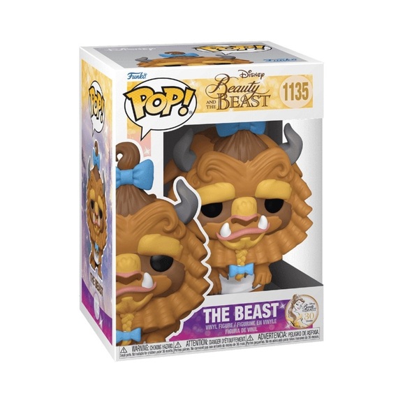 The Beast Funko Pop #1135 vinyl figure Beauty and the Beast Disney NIB 30 years - Picture 1 of 2